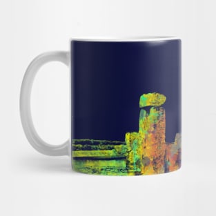 Colourful Stone Henge Mug